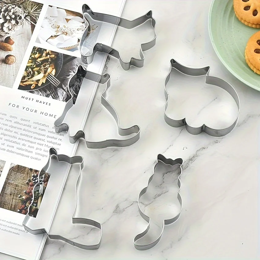 Kitchen Baking Essentials - 5pcs 사랑스러운 고양이 & 새끼 고양이