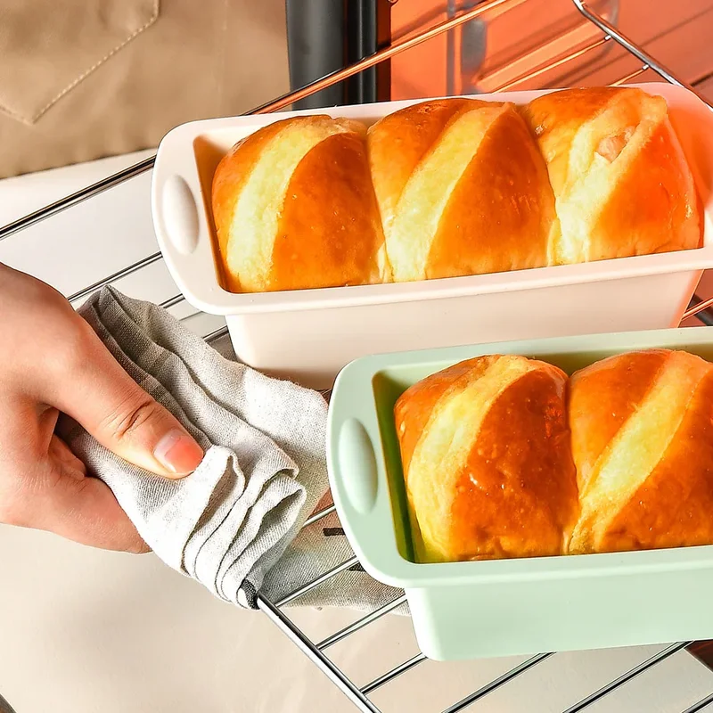 Kitchen Baking Essentials - 사각형 실리콘 몰드 캔디 토스트 부활절