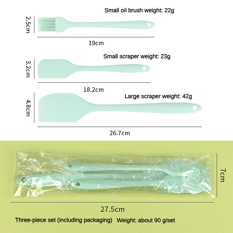 3조각 세트 주방 베이킹 세트 원피스 실리콘 스크레이퍼 - Pastry Brush Silicone 리뷰 및 가격