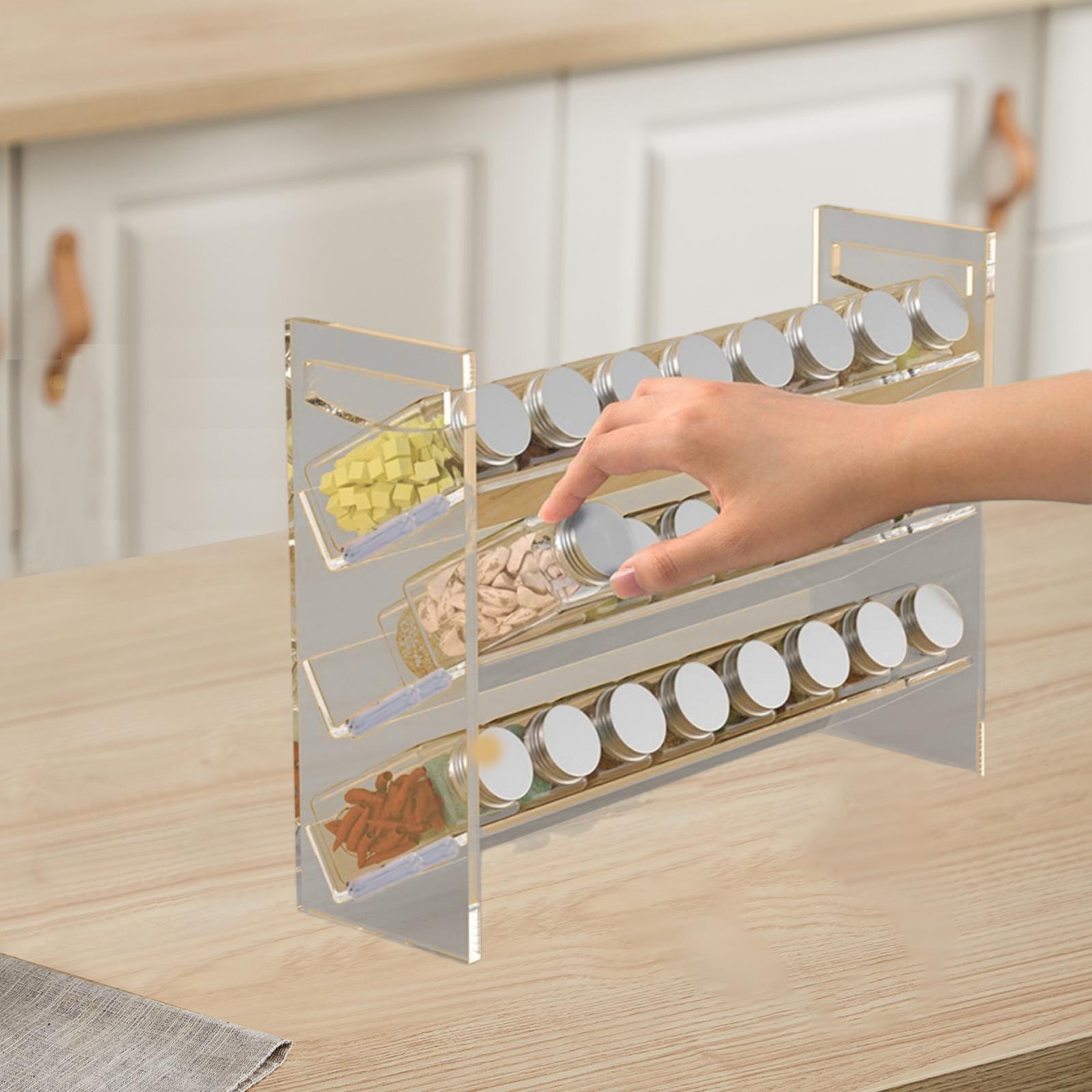 아크릴 향신료 랙 향수 정리함 스탠드 주방 보관 솔루션 - Kitchen Baking Cupboard 리뷰 및 가격