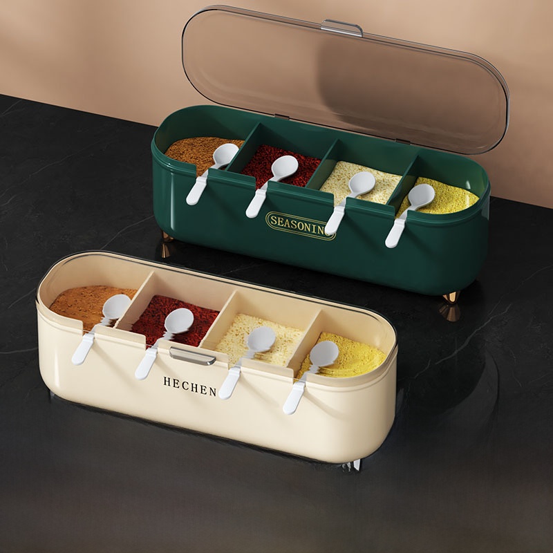 주방 양념통 세트 다중 격자 통합 보관 소금 조미료 4 - Kitchen Utensils 리뷰 및 가격