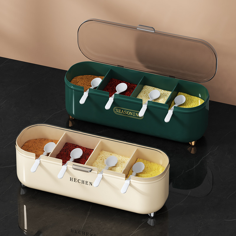 주방 양념통 세트 다중 격자 통합 보관 소금 조미료 4 - Kitchen Utensils 리뷰 및 가격