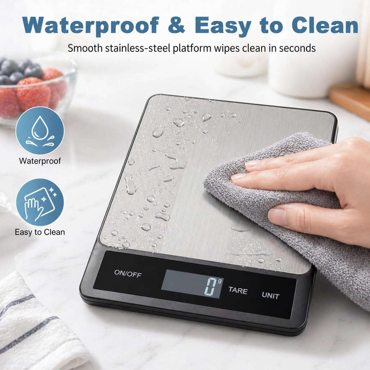 15KG/33LB USB 충전식 디지털 주방 저울, 1 - Kitchen Baking Unit 리뷰 및 가격