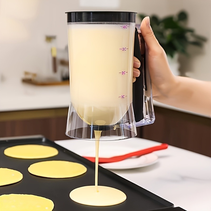 다용도 휴대용 플라스틱 반죽 디스펜서, 계량컵 포함,  - Kitchen Baking Essentials 리뷰 및 가격