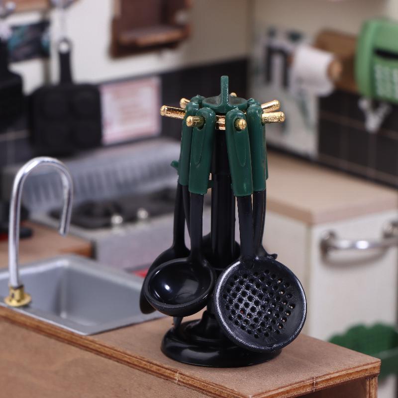 인형 집 미니어처 액세서리 미니 삽 수프 스푼 보관함  - Kitchen Utensils 리뷰 및 가격