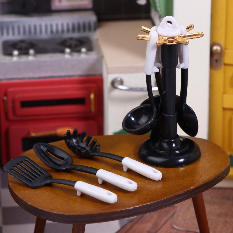 인형 집 미니어처 액세서리 미니 삽 수프 스푼 보관함  - Kitchen Utensils 리뷰 및 가격