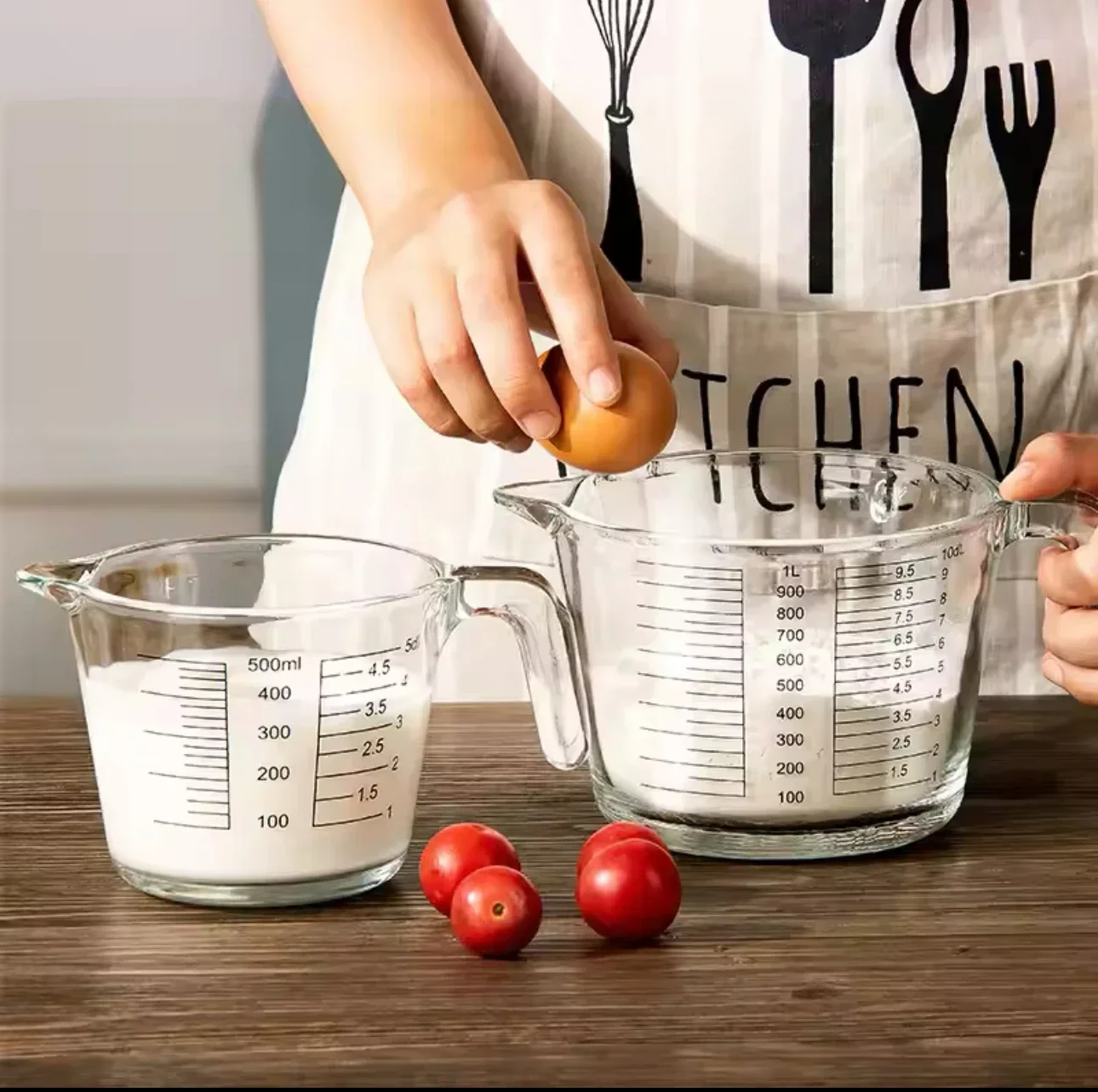베이킹 및 요리용 2/4 컵 유리 측정 컵, 식기 세척 - Kitchen Baking Essentials 리뷰 및 가격