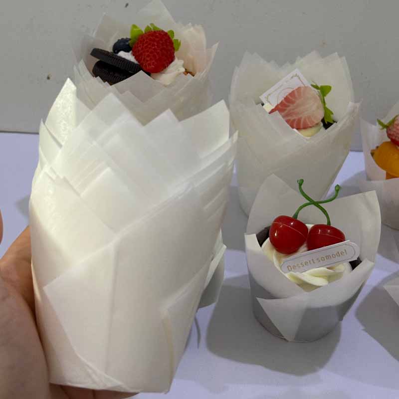 50개/100개/200개 튤립 케이크 종이컵, 내열성  - Kitchen Baking Essentials 리뷰 및 가격