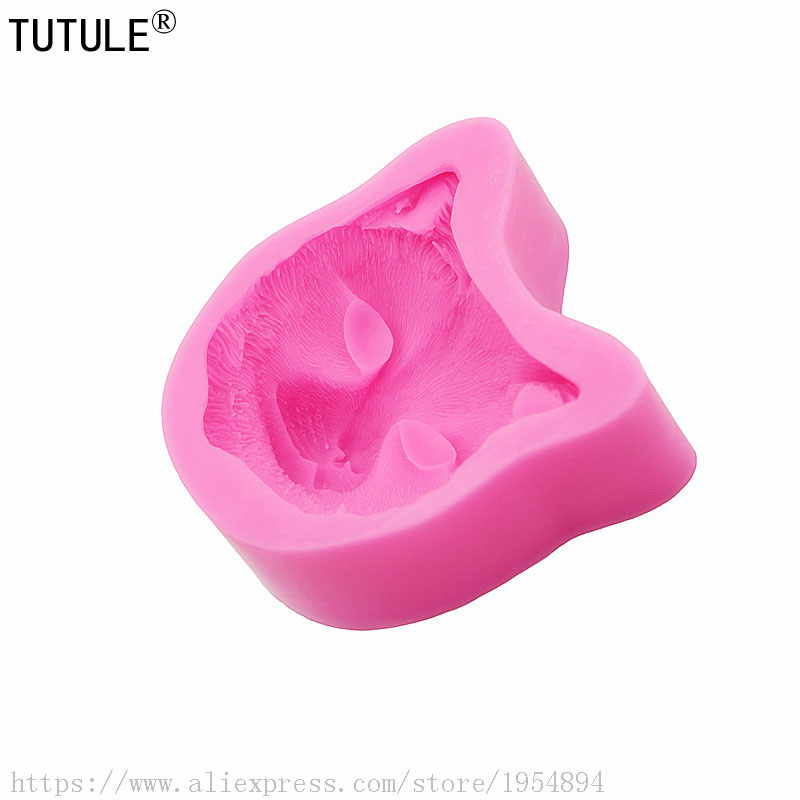 고양이 머리 모양 실리콘 헤어 브러쉬 초콜릿 비누 케이 - Pastry Brush Silicone 리뷰 및 가격