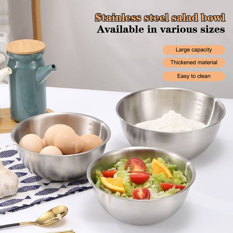 1PC 스테인레스 스틸 그릇 세트(요리, 베이킹, 식품 - Kitchen Baking Essentials 리뷰 및 가격