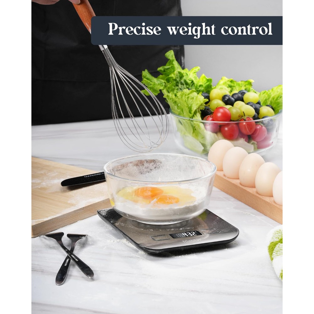 디지털 주방용 저울 11lb(5000g) 용량, 정밀  - Kitchen Baking Unit 리뷰 및 가격