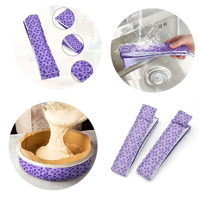 케이크 팬용 전문 베이킹 스트립 수분 유지 보호 벨트  - Kitchen Baking Essentials 리뷰 및 가격