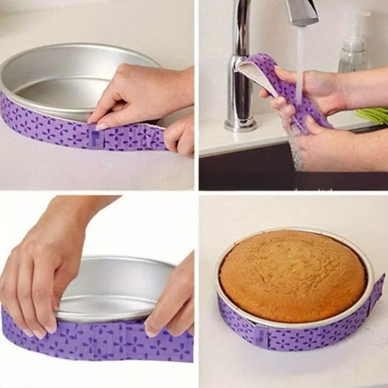 케이크 팬용 전문 베이킹 스트립 수분 유지 보호 벨트  - Kitchen Baking Essentials 리뷰 및 가격