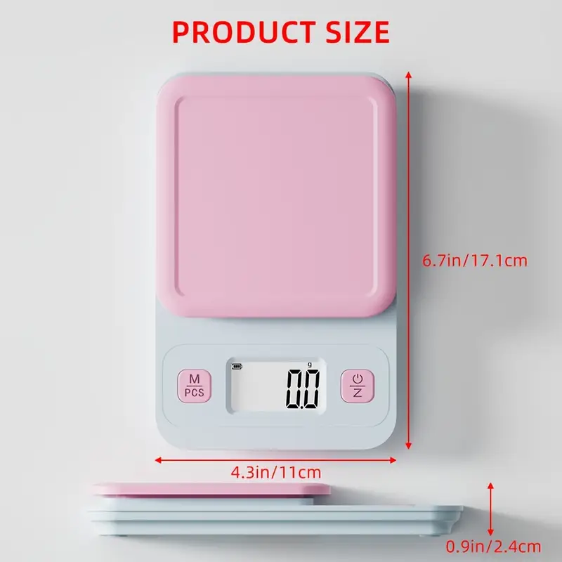 디지털 주방 저울, LCD 디스플레이 포함, 0. 1온 - Kitchen Baking Unit 리뷰 및 가격